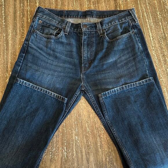Men’s Levi’s 527 Slim Bootcut Dark Wash Jeans, 32W x 29L - Picture 1 of 12